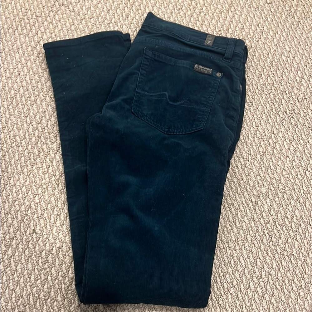 Dark Blue Corduroy Pants